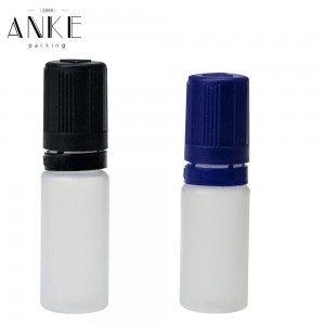 10ml TPD3-G  PE colorful Bottles with flat childproof tamper cap