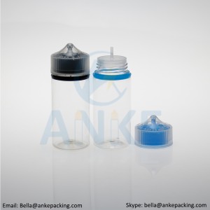 ANKE CGU-V3 : 100 ml PET bottles with updated tip shape and color custom