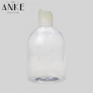 High quality plastic portable essential oil/liquid bottle with disk top cap