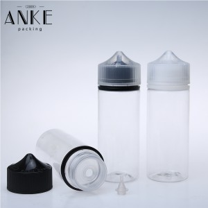 120ml CGU Clear Break-off tip Refill V3 with childproof tamper cap