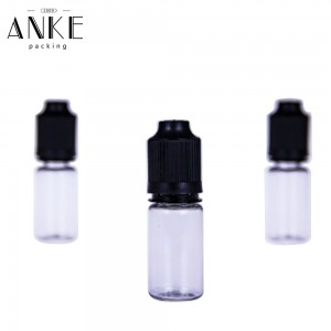 10ml TPD5–E PET Bottles with childproof tamper cap