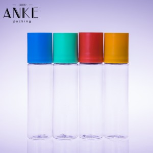 60ml CG unicorn Flat cap UPDATED clear PET bottles with removable tips and child tamper proof caps