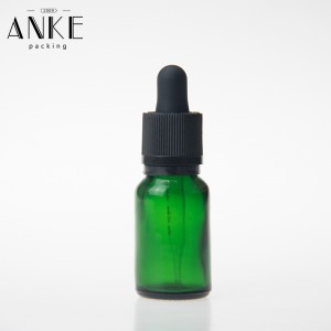 15ml glass bottle with childproof tamper cap