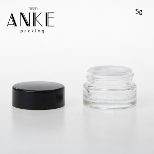 5g Glass CBD Jar with screw cap