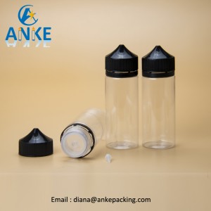 Anke-Refill-V1: 100ml plastic material bottle with screw tip