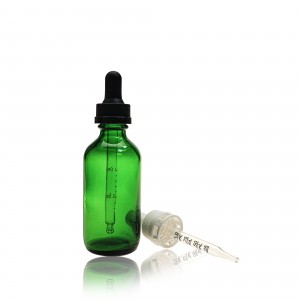 Green cosmetic packing bottle small lotion bottle