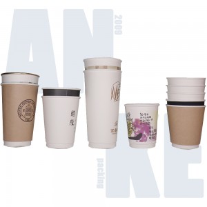 Custom Double Wall Coffee Paper Cups – Personalized and Eco-Friendly | Anke Packing