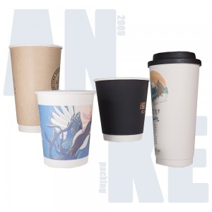 Custom Double Wall Coffee Paper Cups – Personalized and Eco-Friendly | Anke Packing