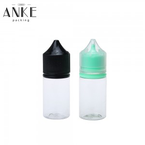 30ml CGU Clear Refill V3 with childproof tamper cap and screw tip