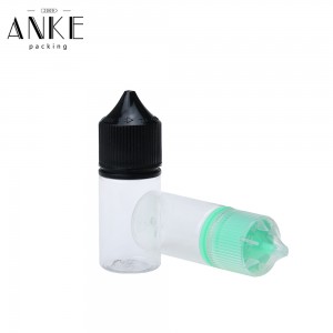 30ml CGU Clear Refill V3 with childproof tamper cap and screw tip