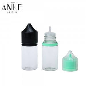 30ml CGU Clear Refill V3 with childproof tamper cap and screw tip