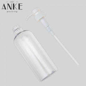 1L transparent PET plastic pump spray bottle