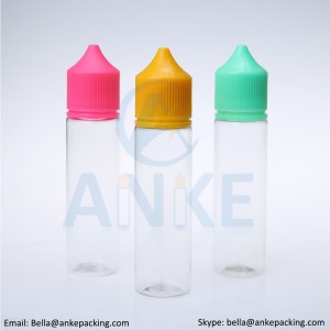 ANKE CGU-V3 : 60 ml PET bottles with updated tip shape and color custom