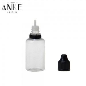 30ml TPD1 PET Bottles with childproof tamper cap