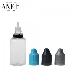 30ml TPD1 PET Bottles with childproof tamper cap