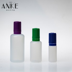 10ml TPD3-G  PE colorful Bottles with flat childproof tamper cap