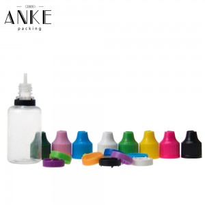 30ml TPD1 PET Bottles with childproof tamper cap