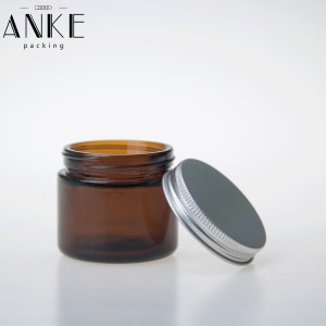 CBD packaging screw cap glass jars