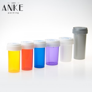 CBD vials colors bottles and colors temper cap two use type.