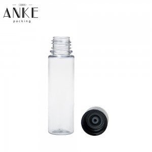 60ml CGU Clear Refill V3 bottle with childproof tamper cap and screw tip