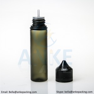 ANKE CGU-V3 : 60 ml PET bottles with updated tip shape and color custom