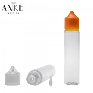 70ml CGU Clear Refill V3 with childproof tamper cap and screw tip