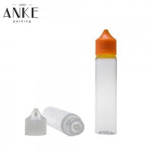 70ml CGU Clear Refill V3 with childproof tamper cap and screw tip