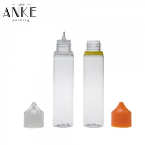 70ml CGU Clear Refill V3 with childproof tamper cap and screw tip