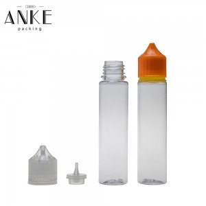 70ml CGU Clear Refill V3 with childproof tamper cap and screw tip