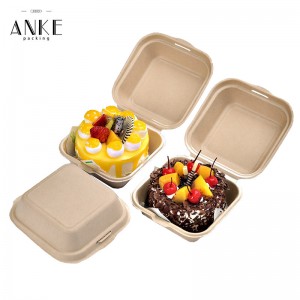 Custom Compostable Clamshell Packaging for Burgers and Cakes | Anke Packing