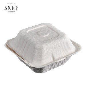 Eco-Friendly Compostable Clamshell Burger Containers | Anke Packing