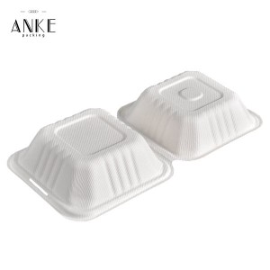 Eco-Friendly Compostable Clamshell Burger Containers | Anke Packing