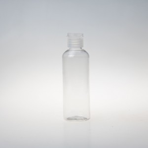 Round shoulder PET plastic bottle for Sanitizer