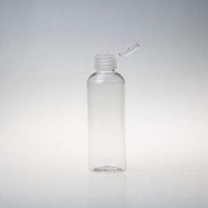 Round shoulder PET plastic bottle for Sanitizer