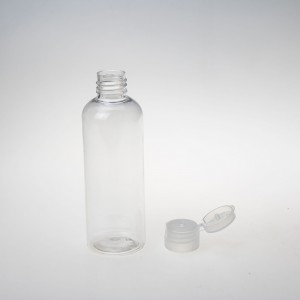 Round shoulder PET plastic bottle for Sanitizer