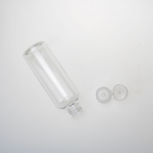 Round shoulder PET plastic bottle for Sanitizer