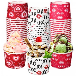 Custom Ice Cream Paper Cups | Personalized Ice Cream Cups | Anke Packing