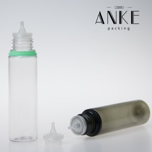 60ml CGU Refill V4 Clear/black bottle with clear black cap