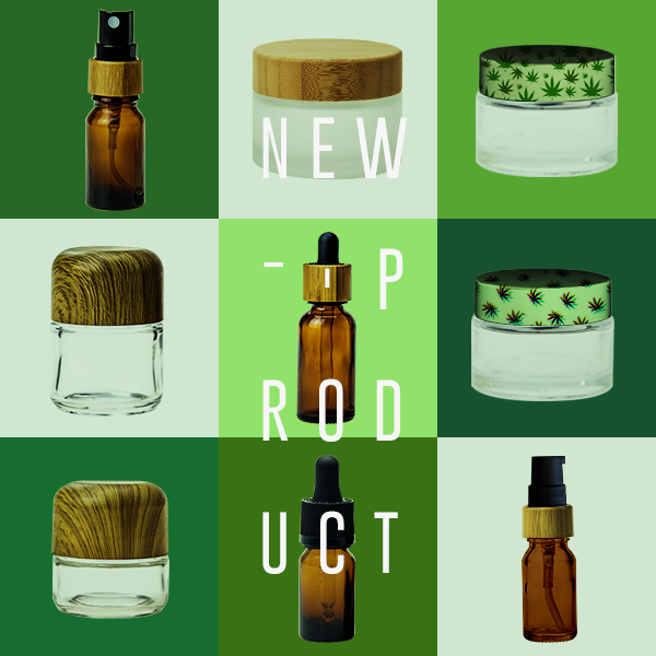 Bamboo cap for CBD bottles/jars-ANKE Packing