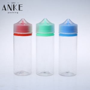 All size CG unicorn V3 colored bottle with colored childproof tamper cap