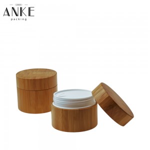 CBD packaging screw cap Bamboo Jar