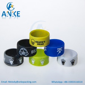 Silicone Vape Band with Silk/Emboss/Deboss Printing