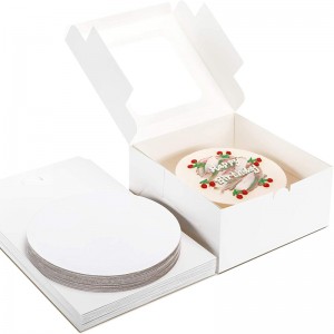 Custom White Cake Boxes | Elegant and Durable Packaging | Anke Packing