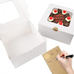 Custom White Cake Boxes | Elegant and Durable Packaging | Anke Packing