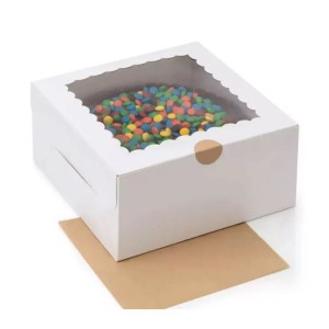 Custom Printed Window Cake Boxes | Wholesale Bakery Packaging